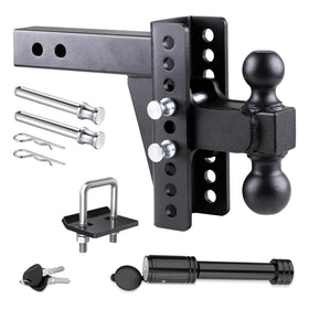 fouwick front profile mounted in receiver shows secure fit and reliable towing