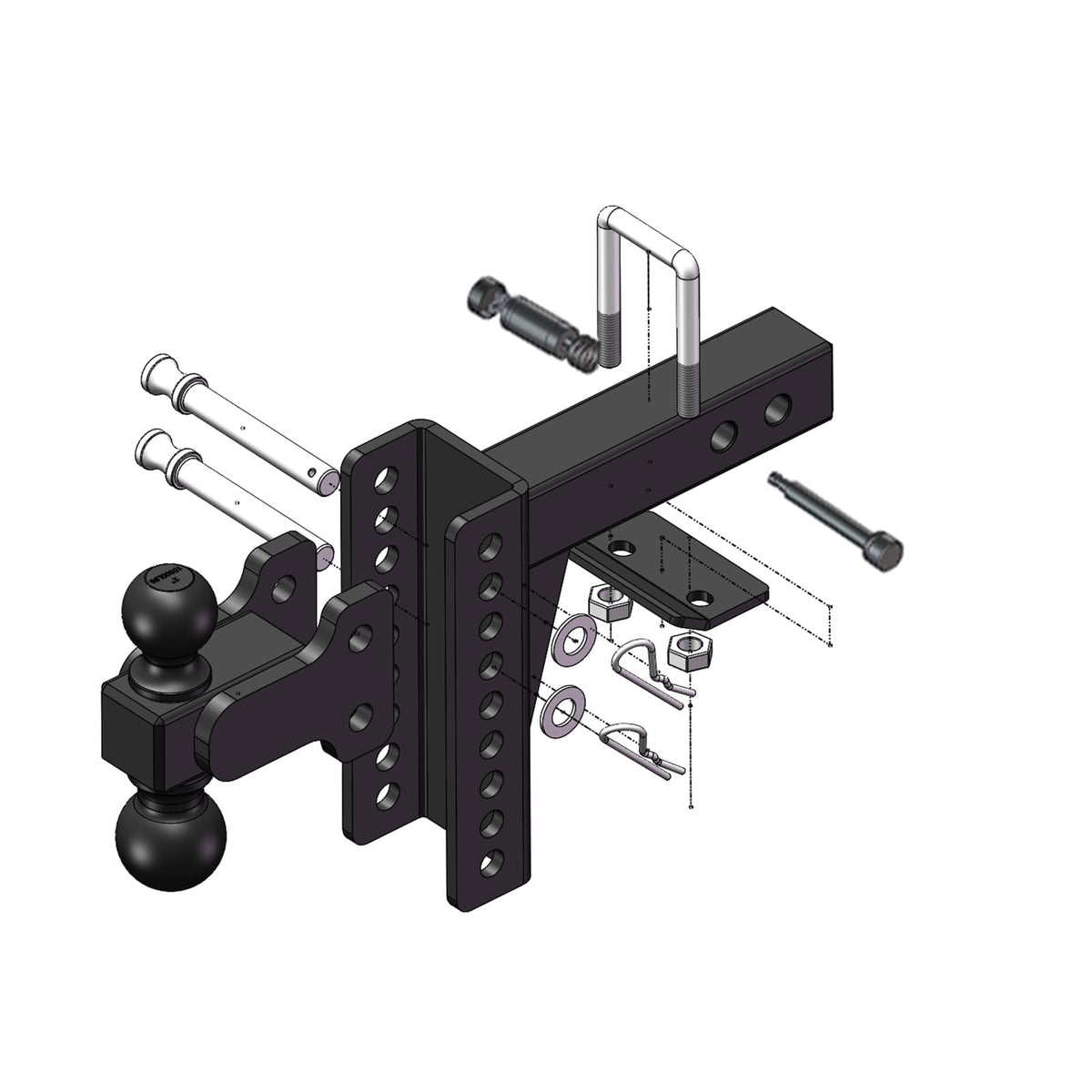 fouwick mounted on truck towing boat demonstrates heavy-duty performance