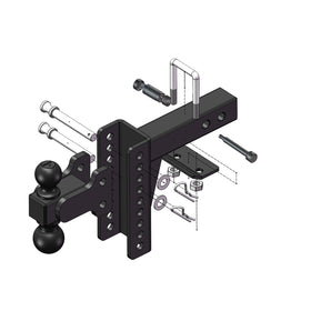 fouwick mounted on truck towing boat demonstrates heavy-duty performance