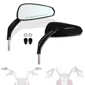 FOVPLUE front view mirror pair showing slim profile and custom look