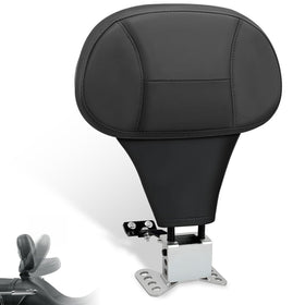 FOVPLUE front view mounted on Harley showing neat integration and improved support