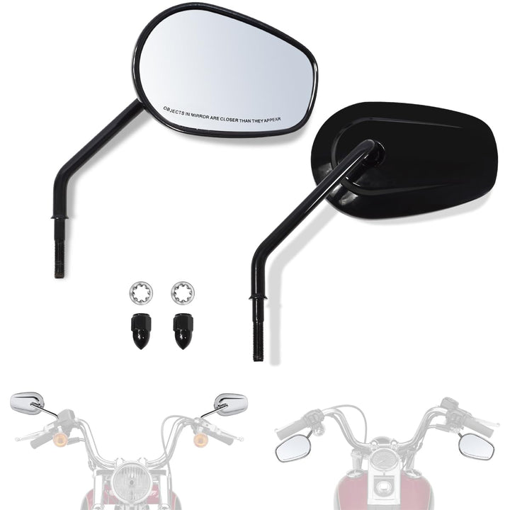 FOVPLUE front view showing both left and right mirrors and finish benefits