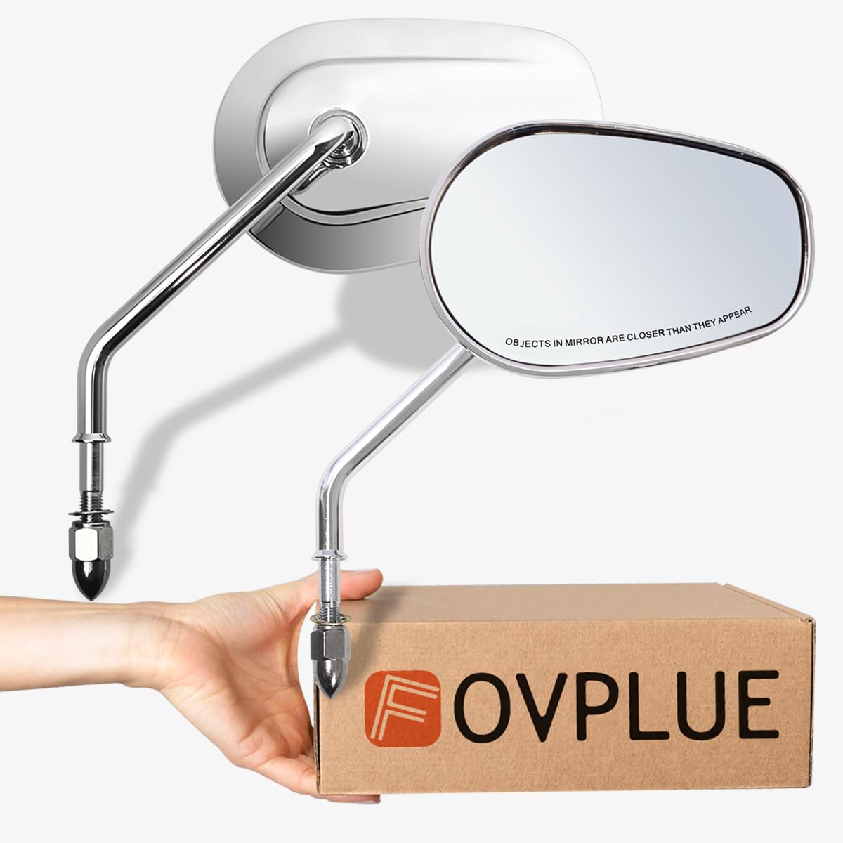 FOVPLUE installed below handlebar configuration example showing alternate mounting option