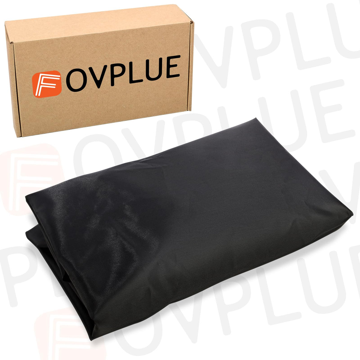 FOVPLUE lifestyle image of parked bike in rain demonstrating weather protection