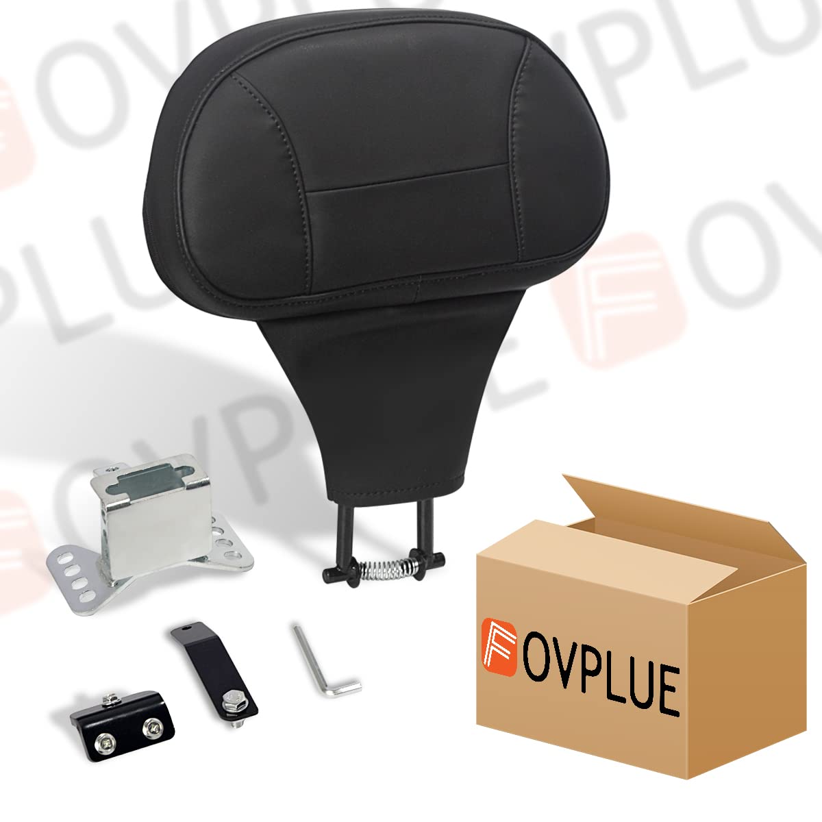 FOVPLUE lifestyle touring scene showing pad in real-world extended-ride benefit