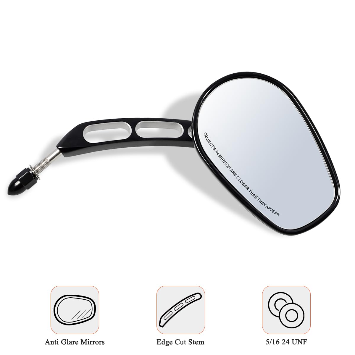 FOVPLUE glass reflecting road scene showing white-clear glass and anti-glare viewing advantage