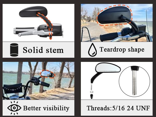 FOVPLUE slim-profile side angle tucks near hand controls for unobstructed operation