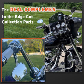 FOVPLUE close-up of slotted stem showing Edge Cut design and secure mounting benefit