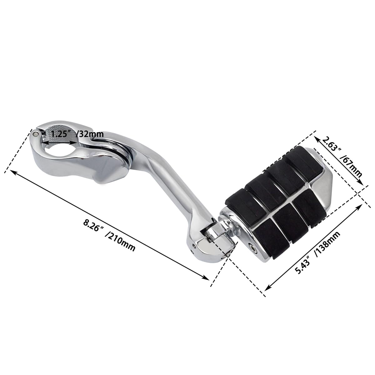 FOVPLUE mounting clamp detail showing secure attachment benefit