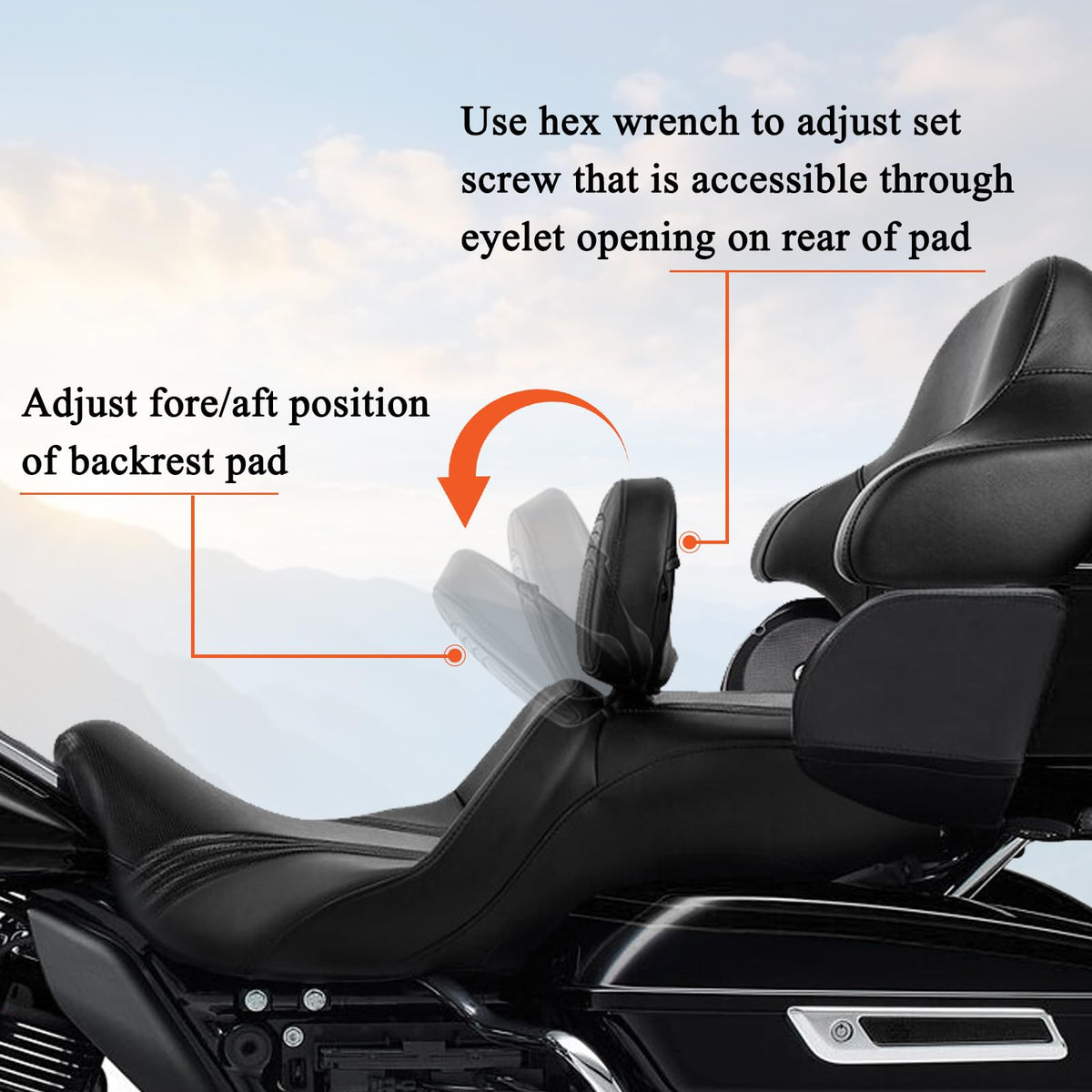 FOVPLUE side profile showing slim pad preserves passenger room and comfort