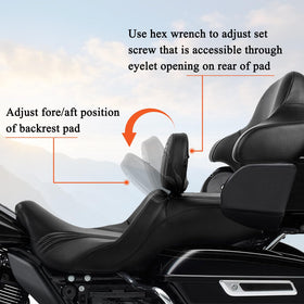 FOVPLUE side profile showing slim pad preserves passenger room and comfort
