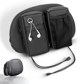 FOVPLUE open zippered compartments displaying organized pockets and secure storage