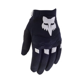 Fox Racing glove front view showing knuckle TPR protection and secure cuff for safety
