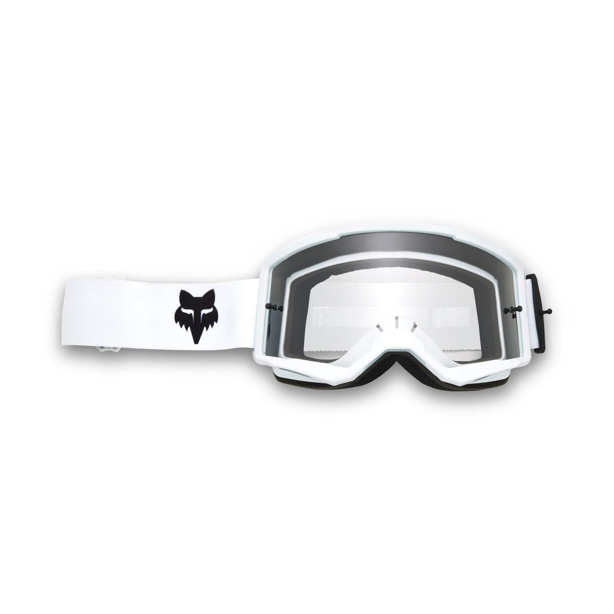 Fox Racing Main front view showing wide viewport and clean profile for improved vision