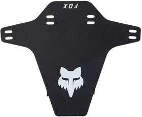 Fox Racing mud guard front view showing compact profile and protection