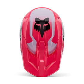 Fox Racing V1 worn by rider demonstrating fit and ventilation on trail