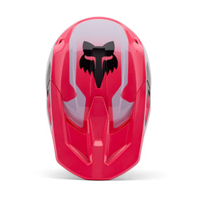 Fox Racing V1 shell close-up showing finish and reinforced structure benefits