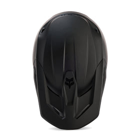 Fox Racing V1 visor attachment close-up demonstrating breakaway safety design