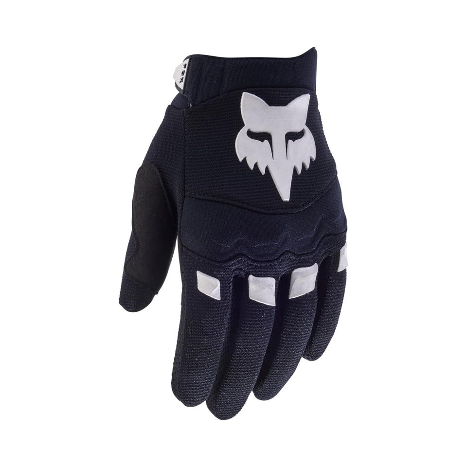 Fox Racing youth dirtpaw front view showing full glove design and fit benefit
