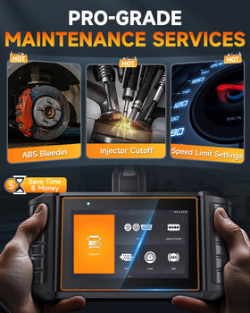 FOXWELL HD500 button and control close-up for easy navigation and durable operation in workshops