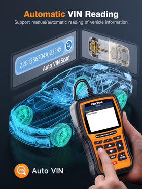 FOXWELL NT510 showing crankshaft relearn screen to simplify relearn procedures