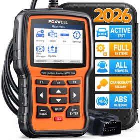 FOXWELL NT510 front console showing unit and ports for quick diagnostics
