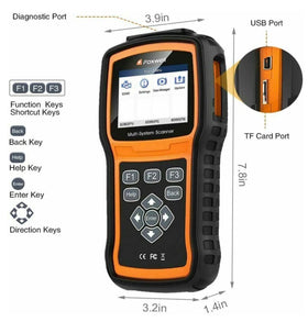FOXWELL NT530 performing EPB service to simplify brake pad and rotor work