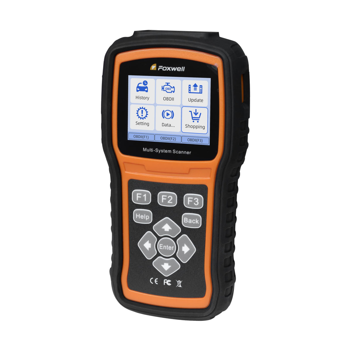 FOXWELL NT530 displaying EPB service mode on screen, easing brake maintenance tasks