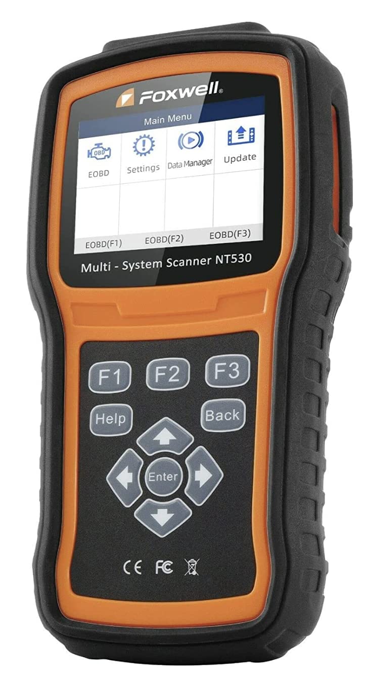 FOXWELL NT530 front display showing diagnostics for clear readability and fast checks