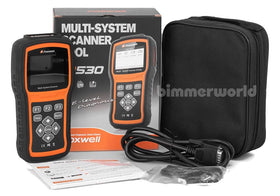 FOXWELL NT530 PLUS closeup screen showing live data, clearer fault analysis benefit