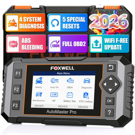 FOXWELL NT614 Elite front view showing rugged housing and intuitive controls for ease of use