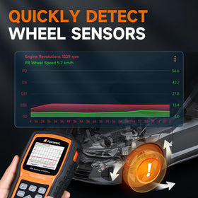FOXWELL NT630 displaying ABS auto-bleed function, simplifies brake bleeding when supported