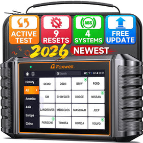 FOXWELL NT716 front view showing tablet design and port for quick access