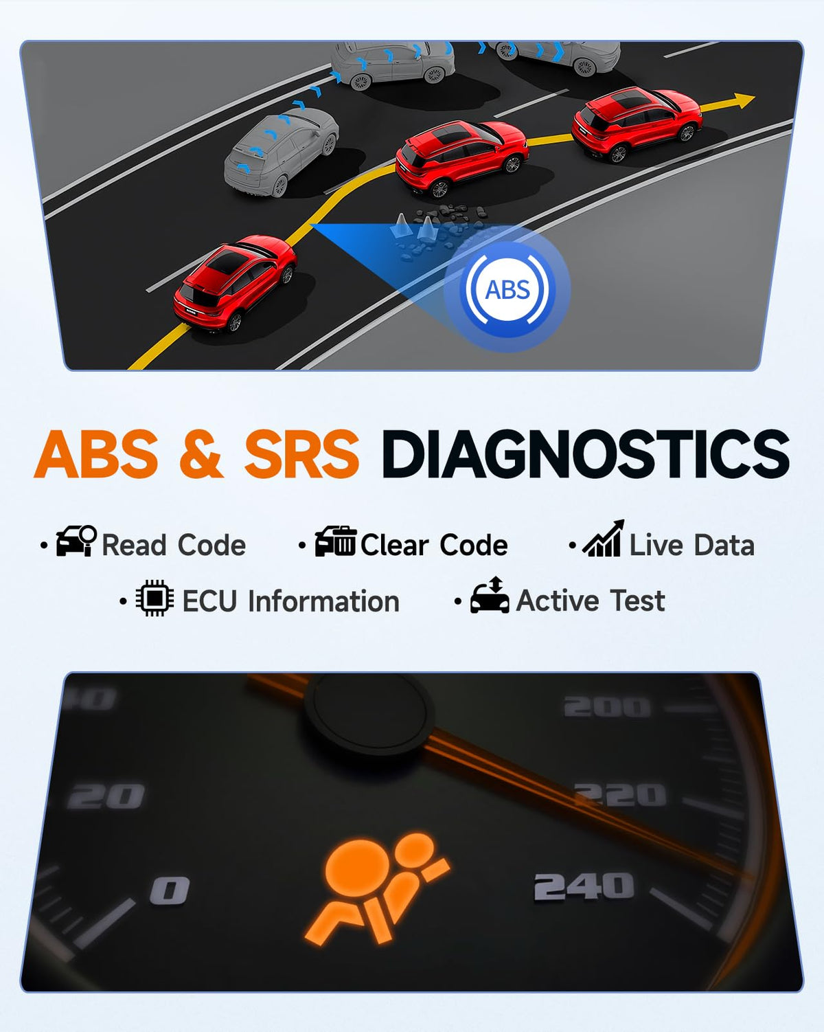 FOXWELL screen showing live diagnostic data for quick fault isolation and monitoring