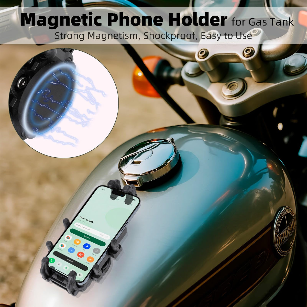 FPN closeup of magnetic neodymium core and rubber coating for secure grip