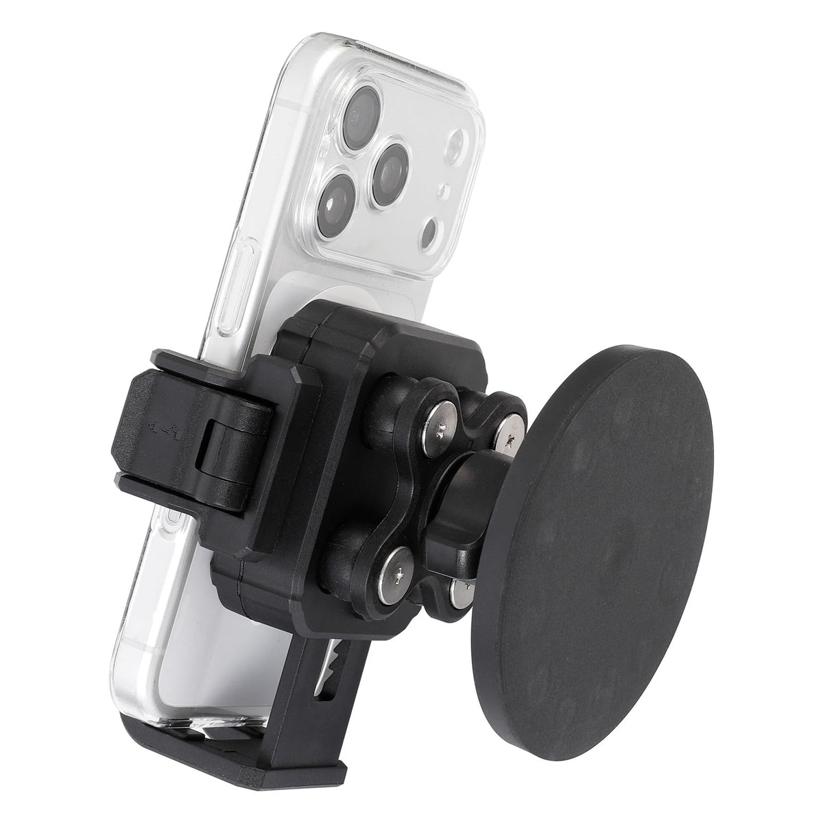 FPN front view of mount showing secure magnetic design and quick lock benefit