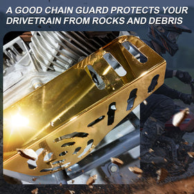 FPTPEHPC chain area coverage preventing debris contact with drivetrain