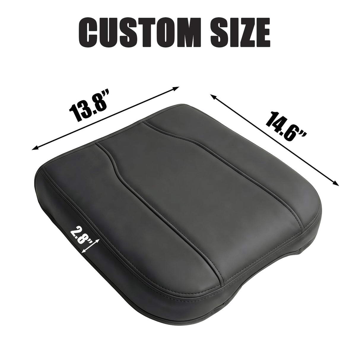 FQMY size comparison with hand resting to show comfort and padding