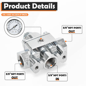 FQRANBO adjustment knob detail for easy on-car pressure changes benefit
