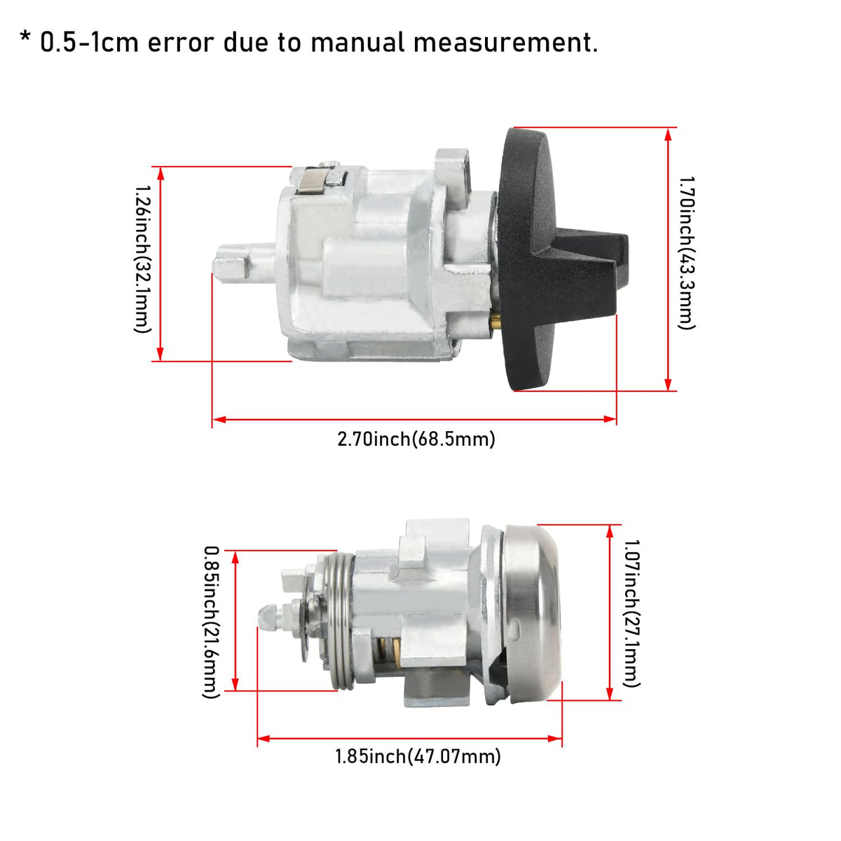 FQRANBO door lock cylinder closeup highlighting precision and reliability