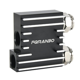 FQRANBO front view bypass valve showing fitment and improved cooling