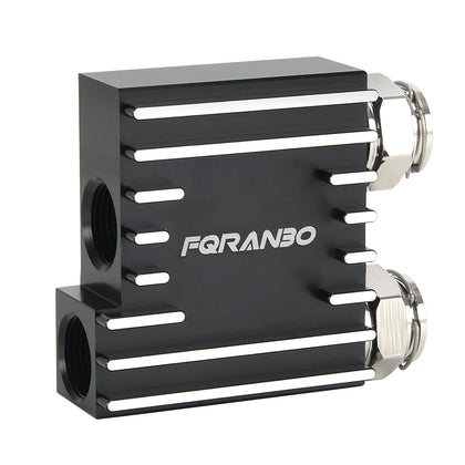 FQRANBO front view bypass valve showing fitment and improved cooling