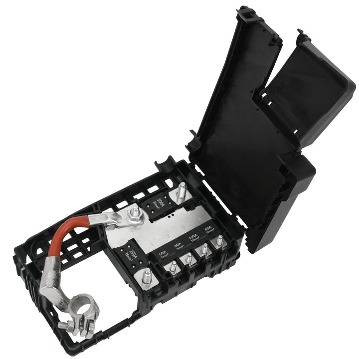FQRANBO front view of fuse block cover showing secure fit and protection