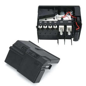 FQRANBO front view fuse box showing form-fit replacement and easy install