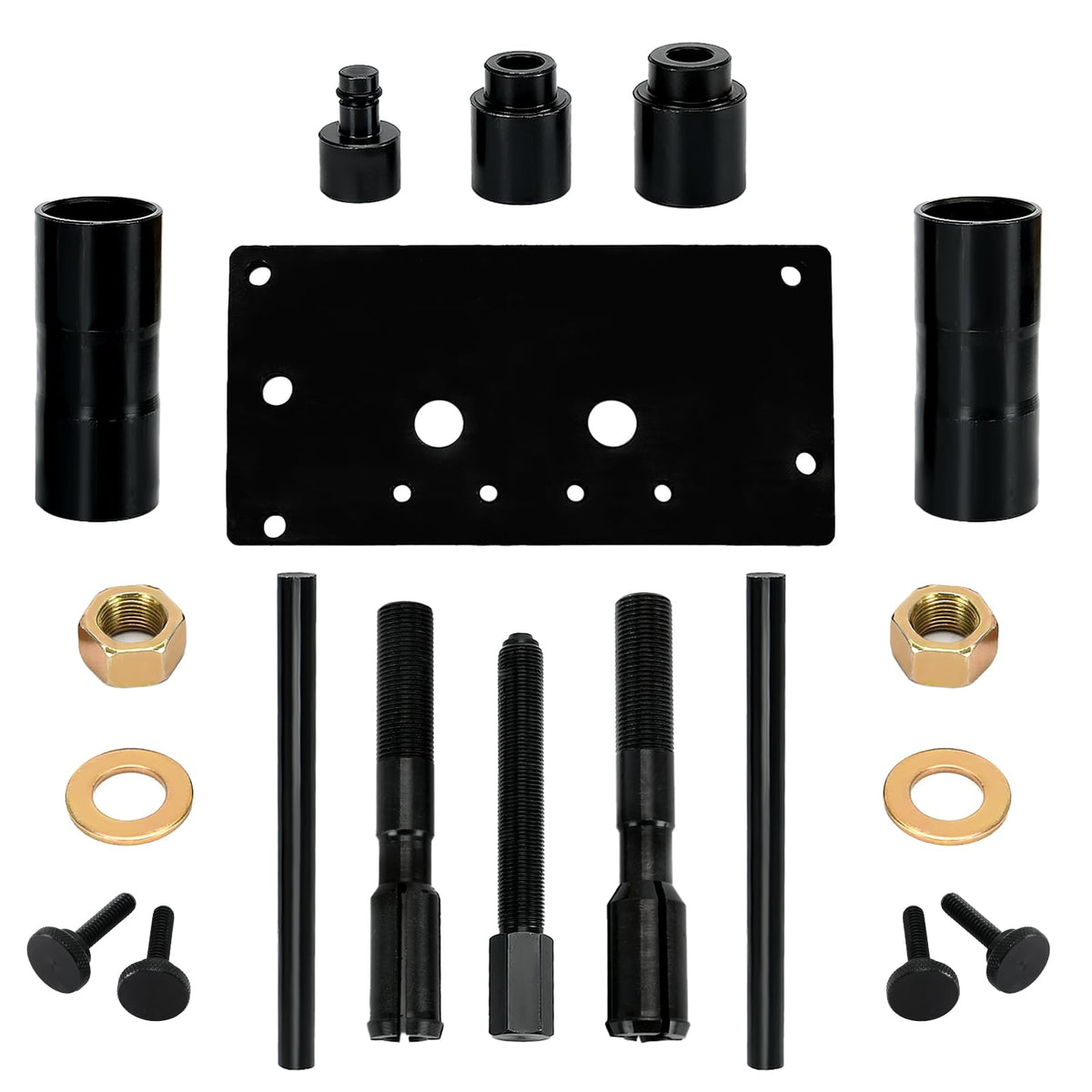 FQRANBO front view of the complete installer kit, showing organized durable tools for quick work