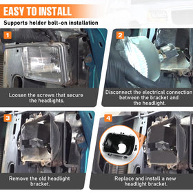 FQRANBO installation hardware laid out showing included screws for bolt-on installation