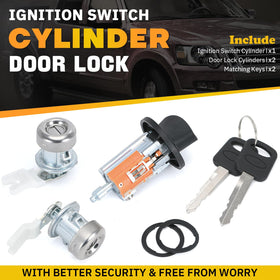 FQRANBO ignition cylinder installed in steering column, restores functional turn