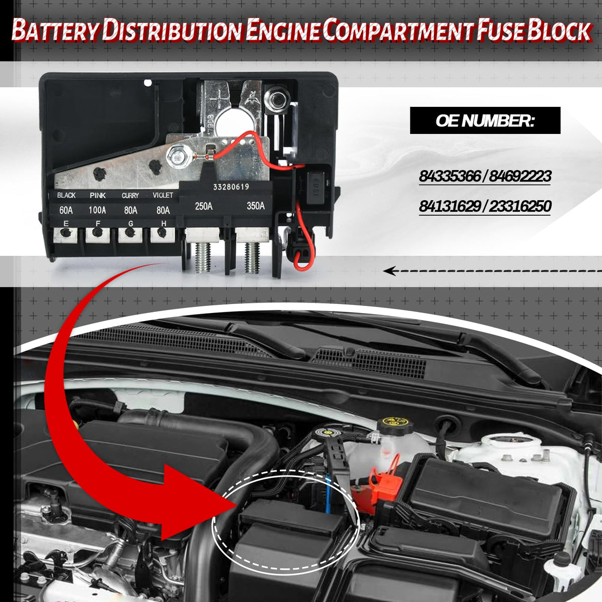 FQRANBO installed in engine bay demonstrating proper fit and routing