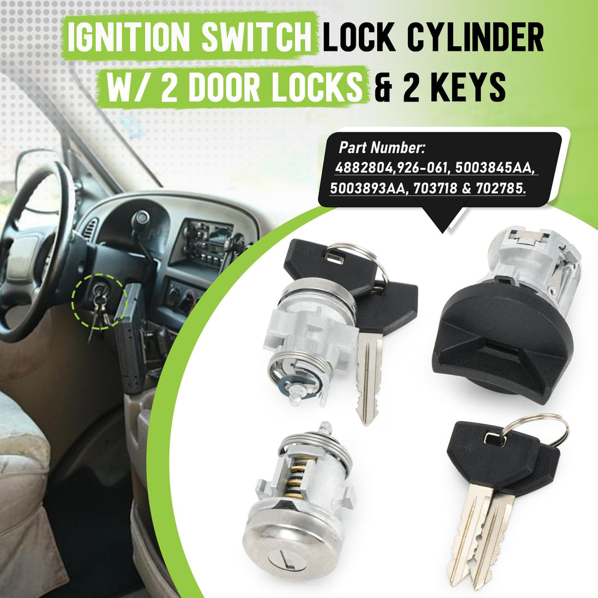 FQRANBO ignition installed in dash showing restored start function benefit