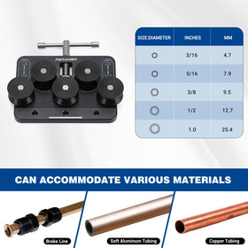FQRANBO mounted in a vise for stable operation and faster straightening